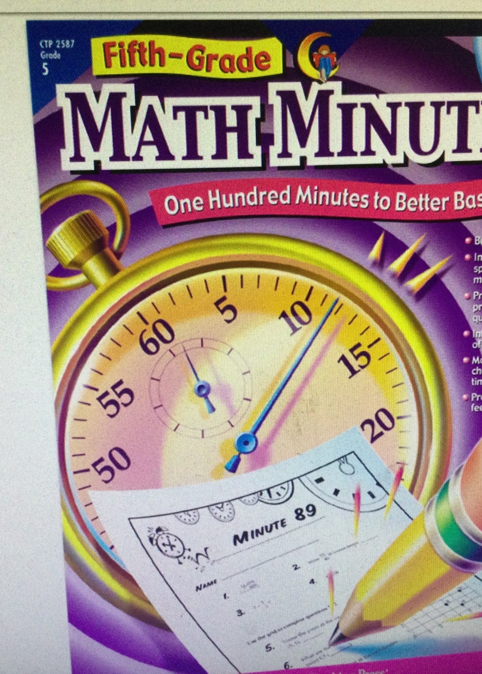 Math Minutes-5th Grade