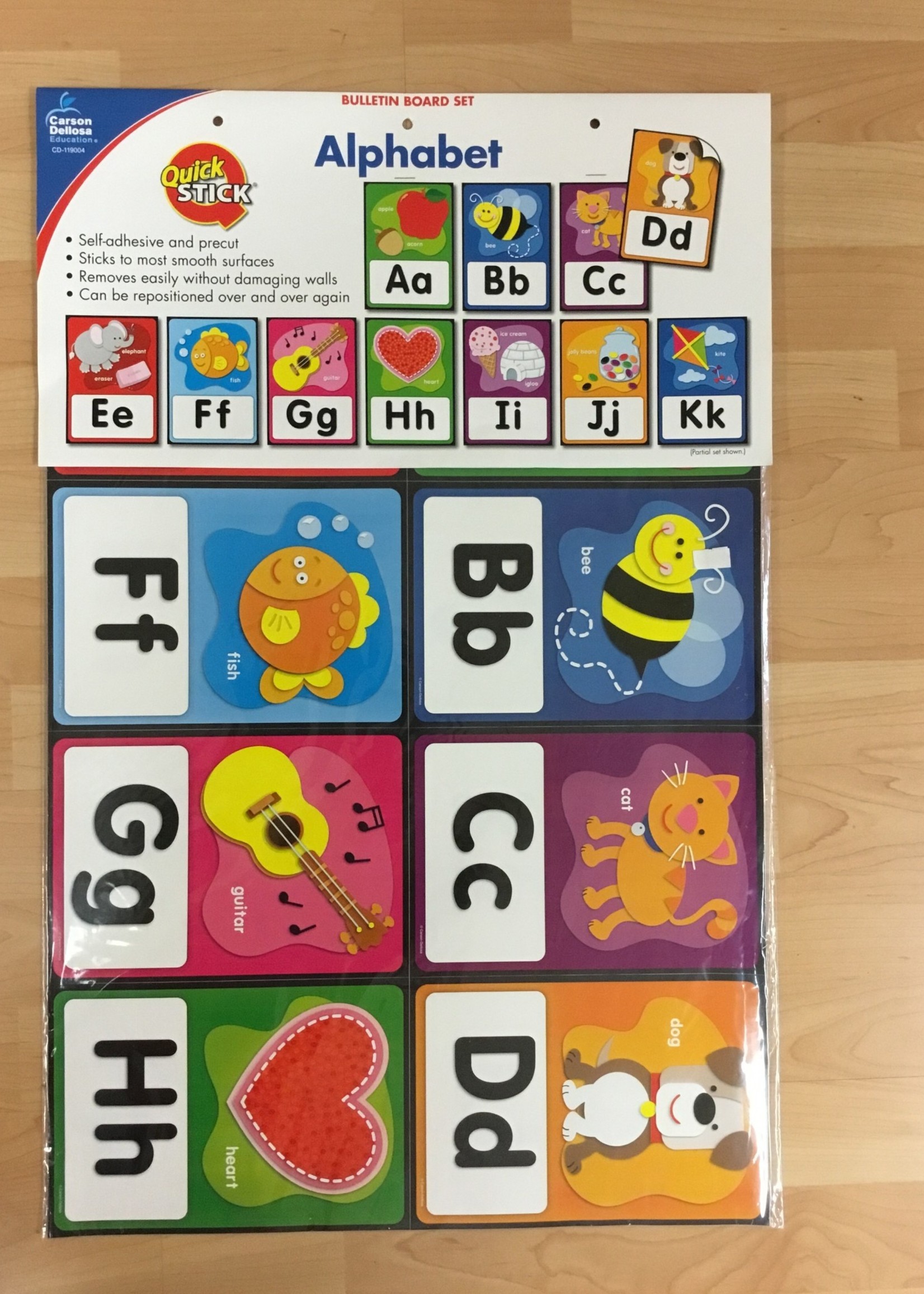 Quick Stick Alphabet Bulletin Board