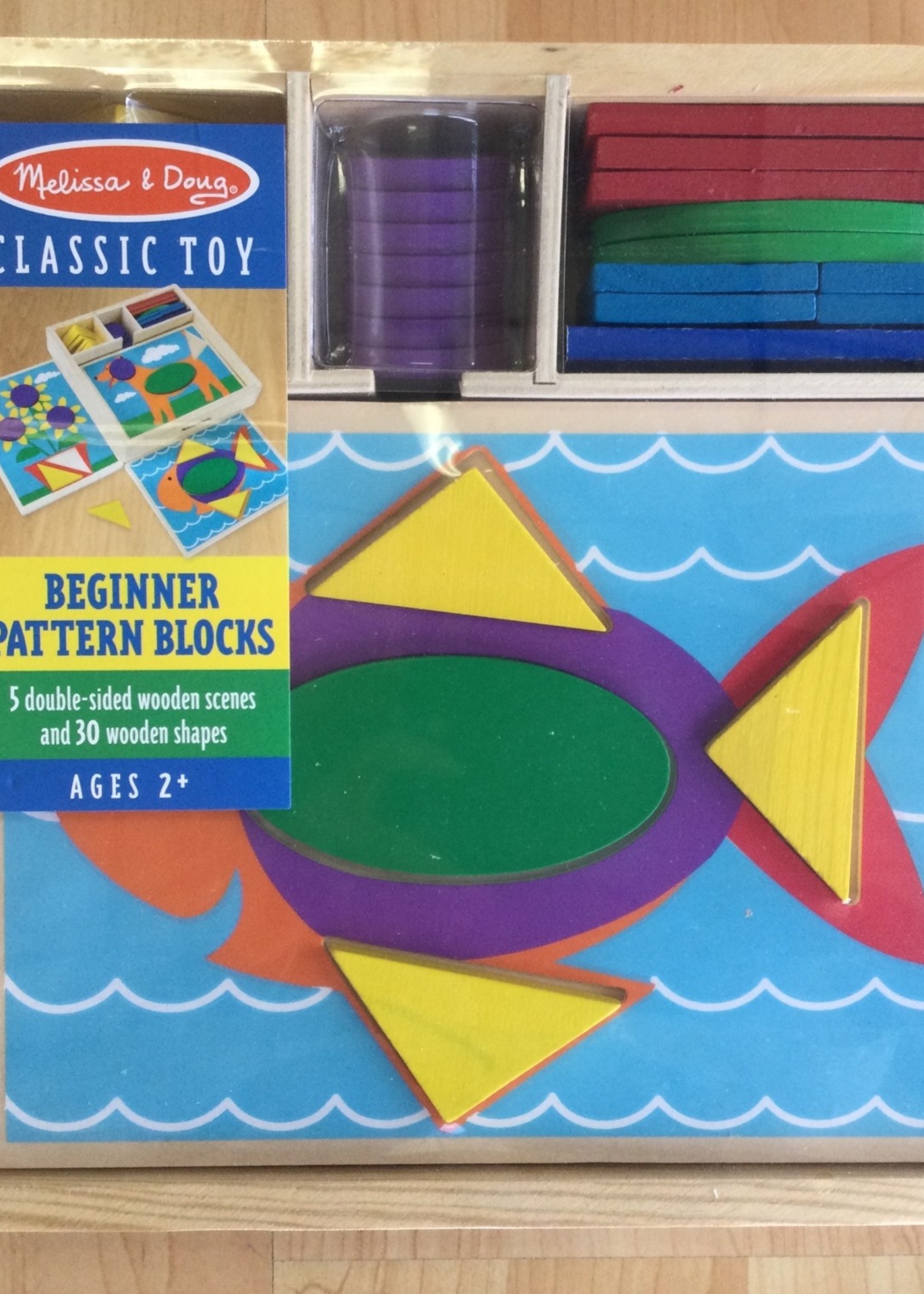 Beginner Pattern Blocks 5 double-sided boards