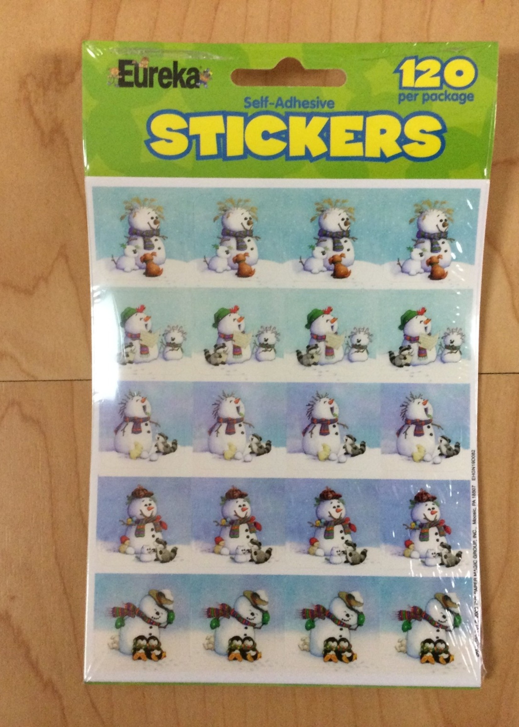 Singing Snowmen Stickers