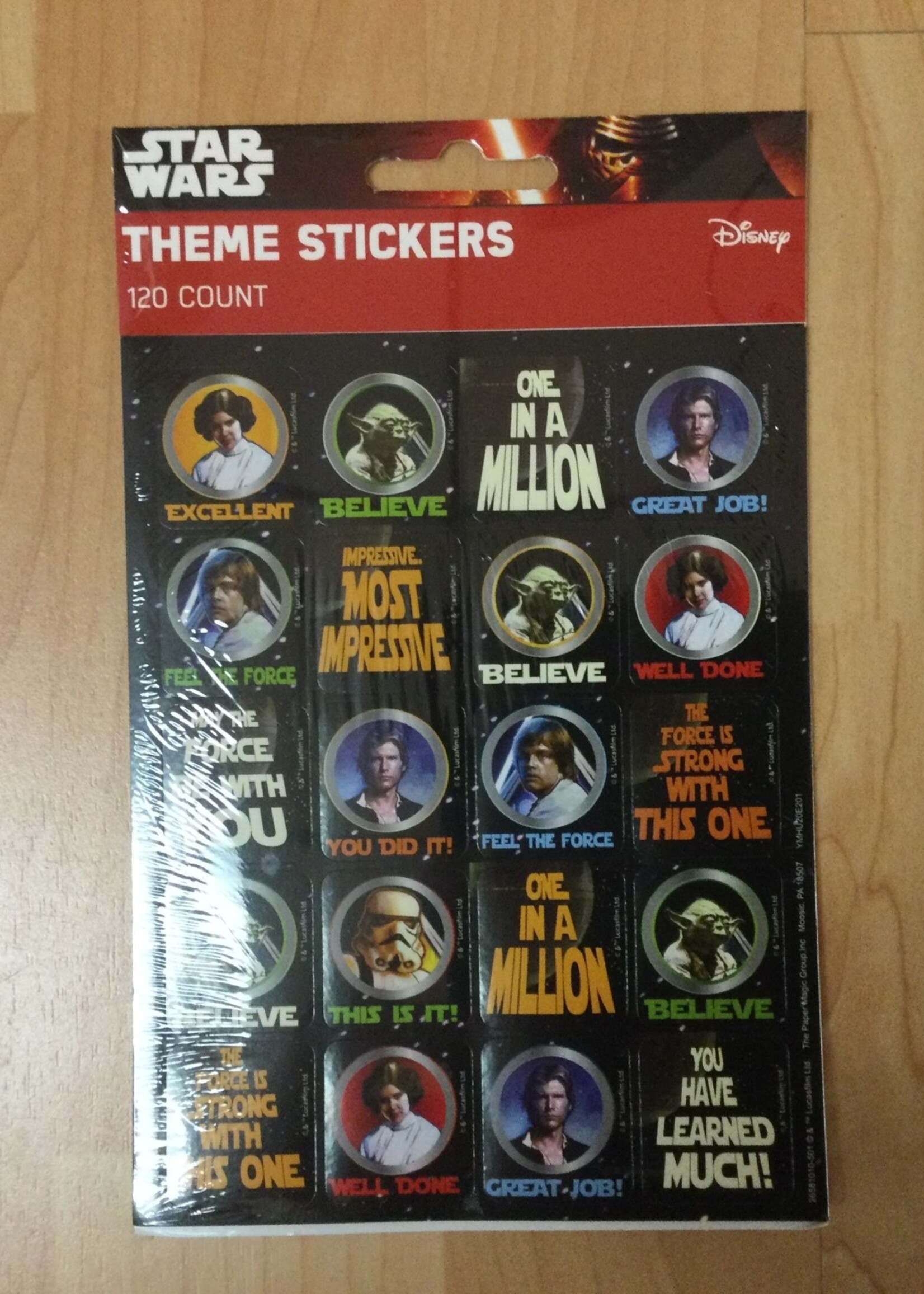 Star Wars Stickers 120pc