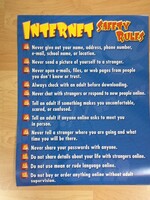 Internet Safety Rules Chart