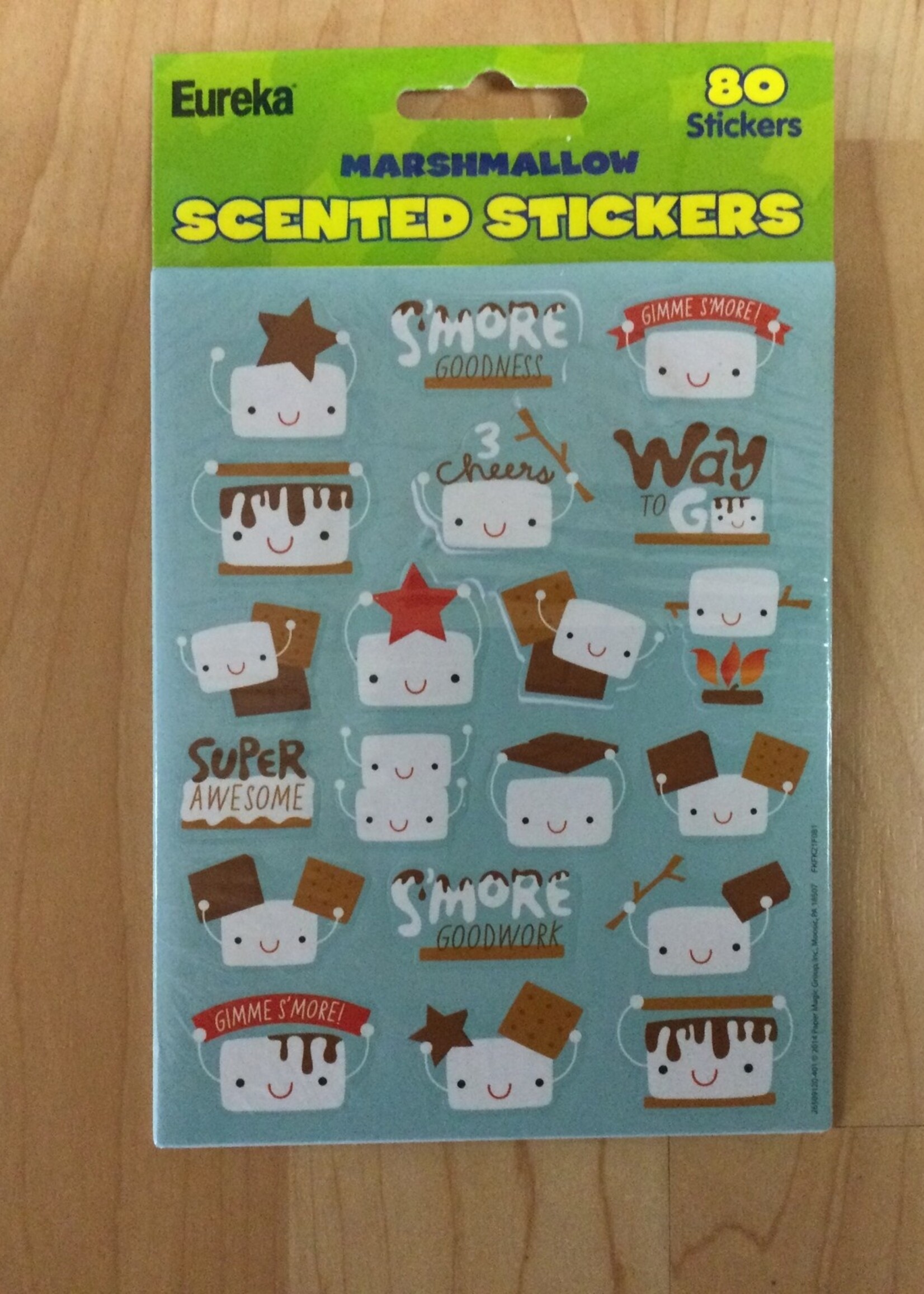 Marshmallow Scented Stickers 80pc