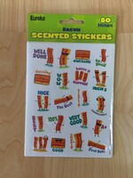 Bacon Scented Stickers 80pc