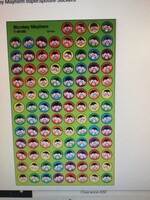 Monkey Mayhem Spot Stickers (800)