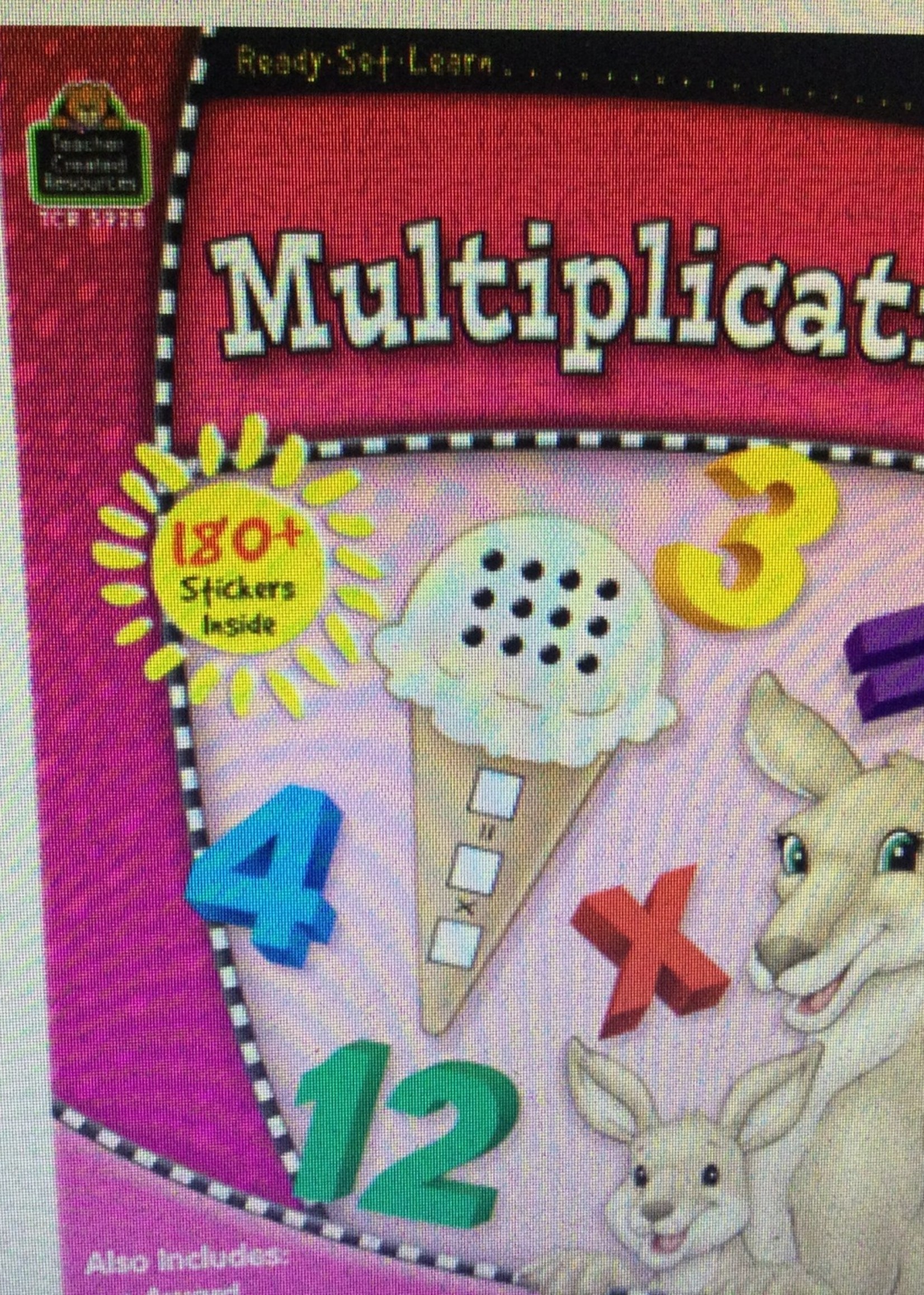 Ready Set Learn Multiplication 3