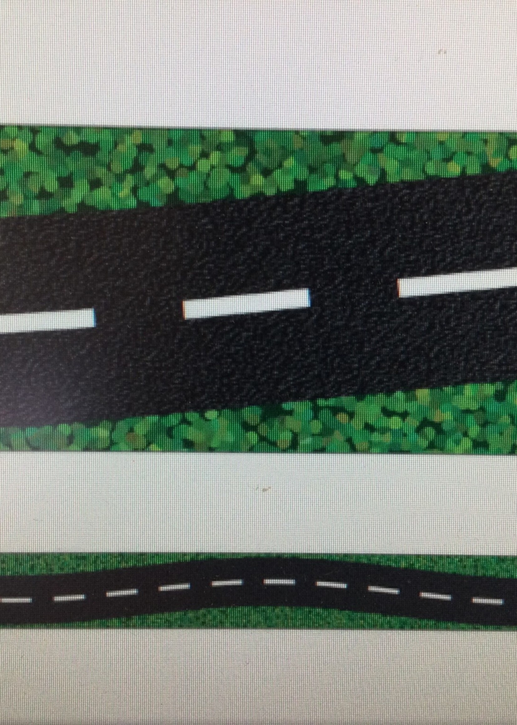 Road Straight Border