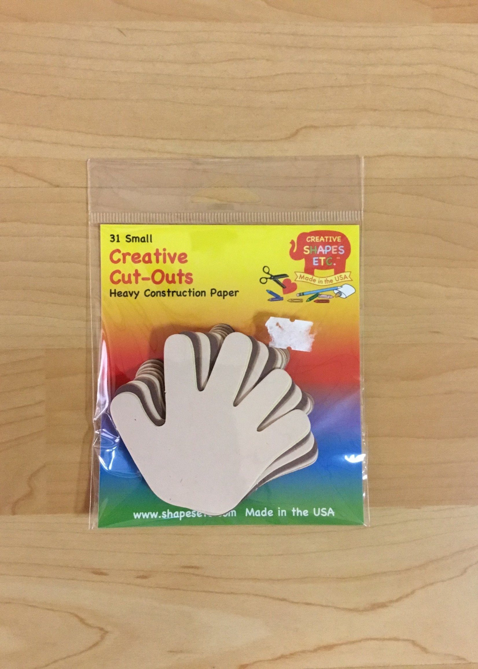 Multicultural Hand Mini Cutouts 31pc