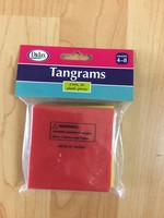 Tangrams 4 Sets, 28 plastic pieces