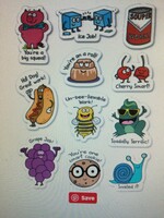 Punny Rewards Stickers 55pc
