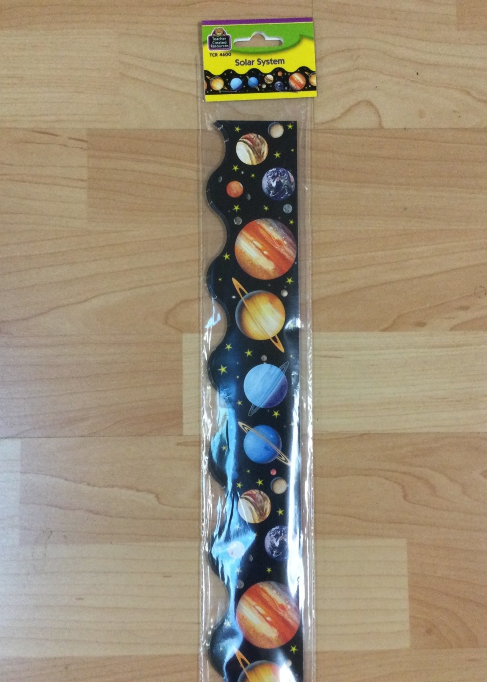 Solar System Scalloped Border