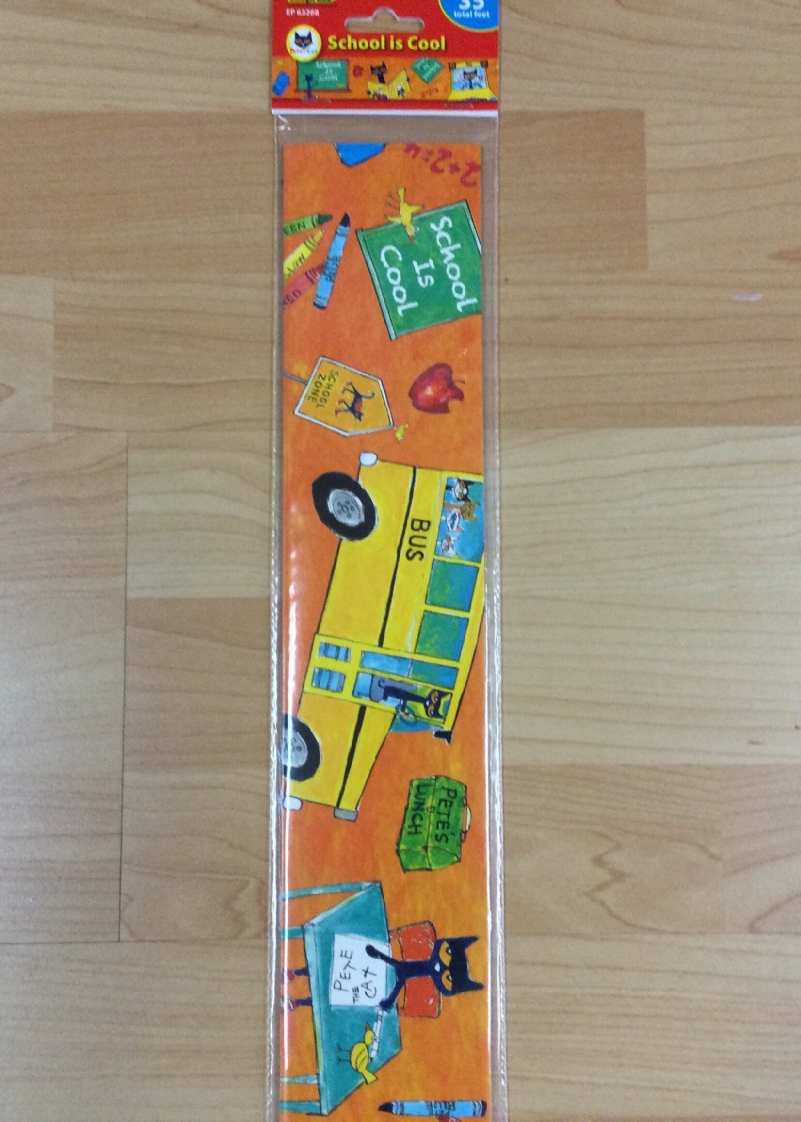 School is Cool Pete the Cat Border 35'