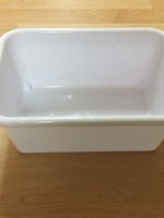 Small White Storage Bin