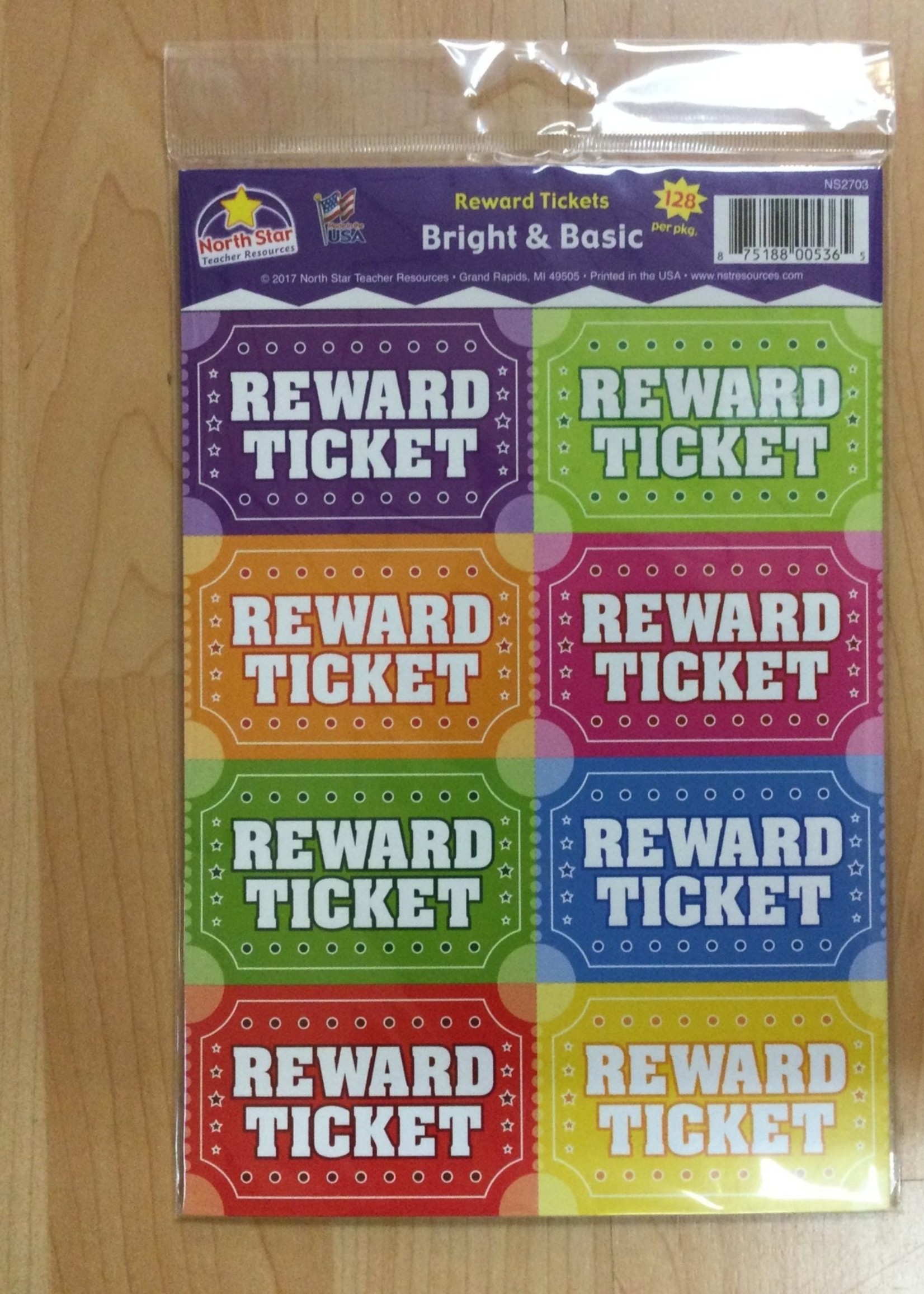 Bright & Basic Reward Tickets 128pc