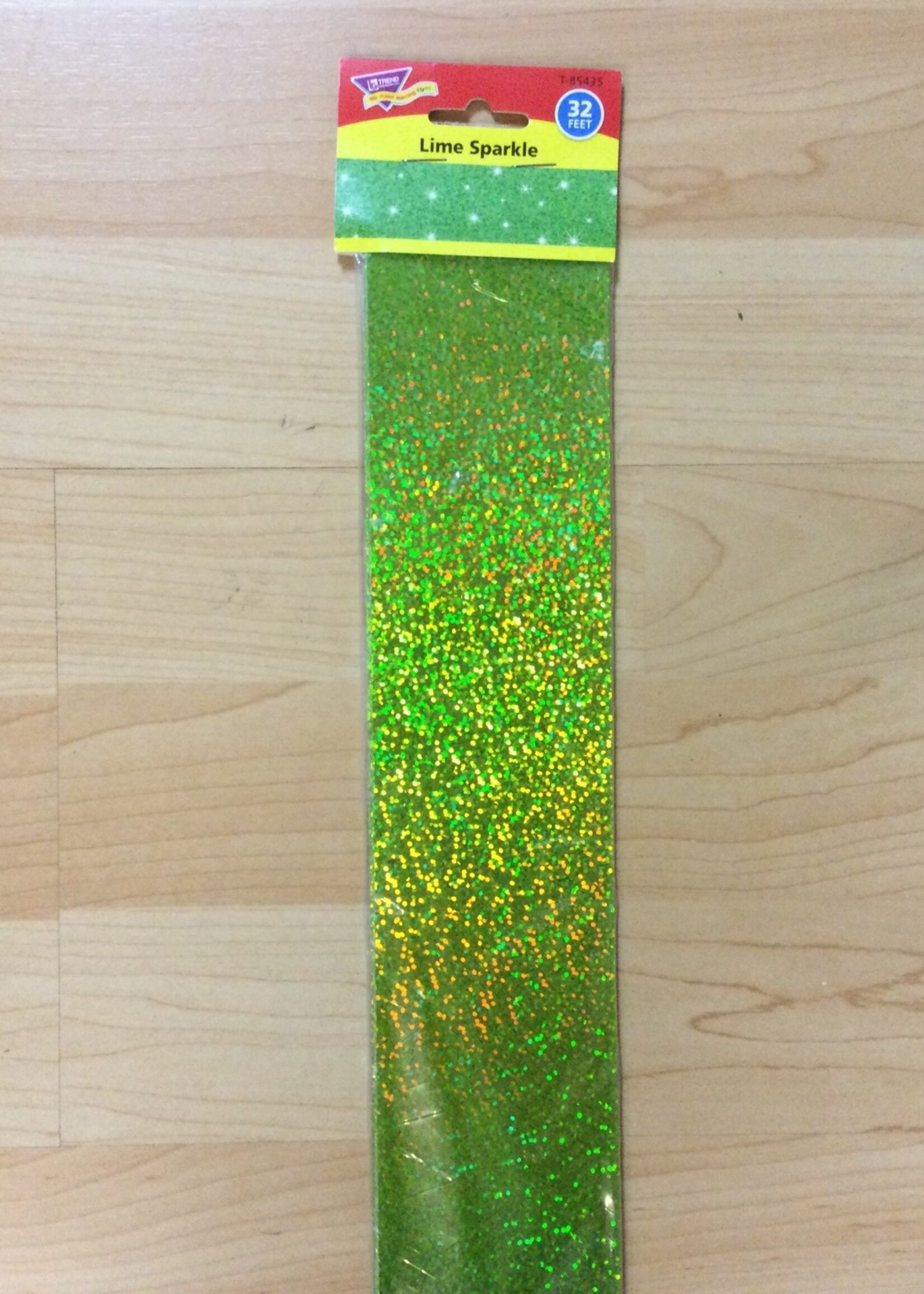 Lime Sparkle Straight Border 32'