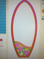 Surfboard Notepad 50 sheets