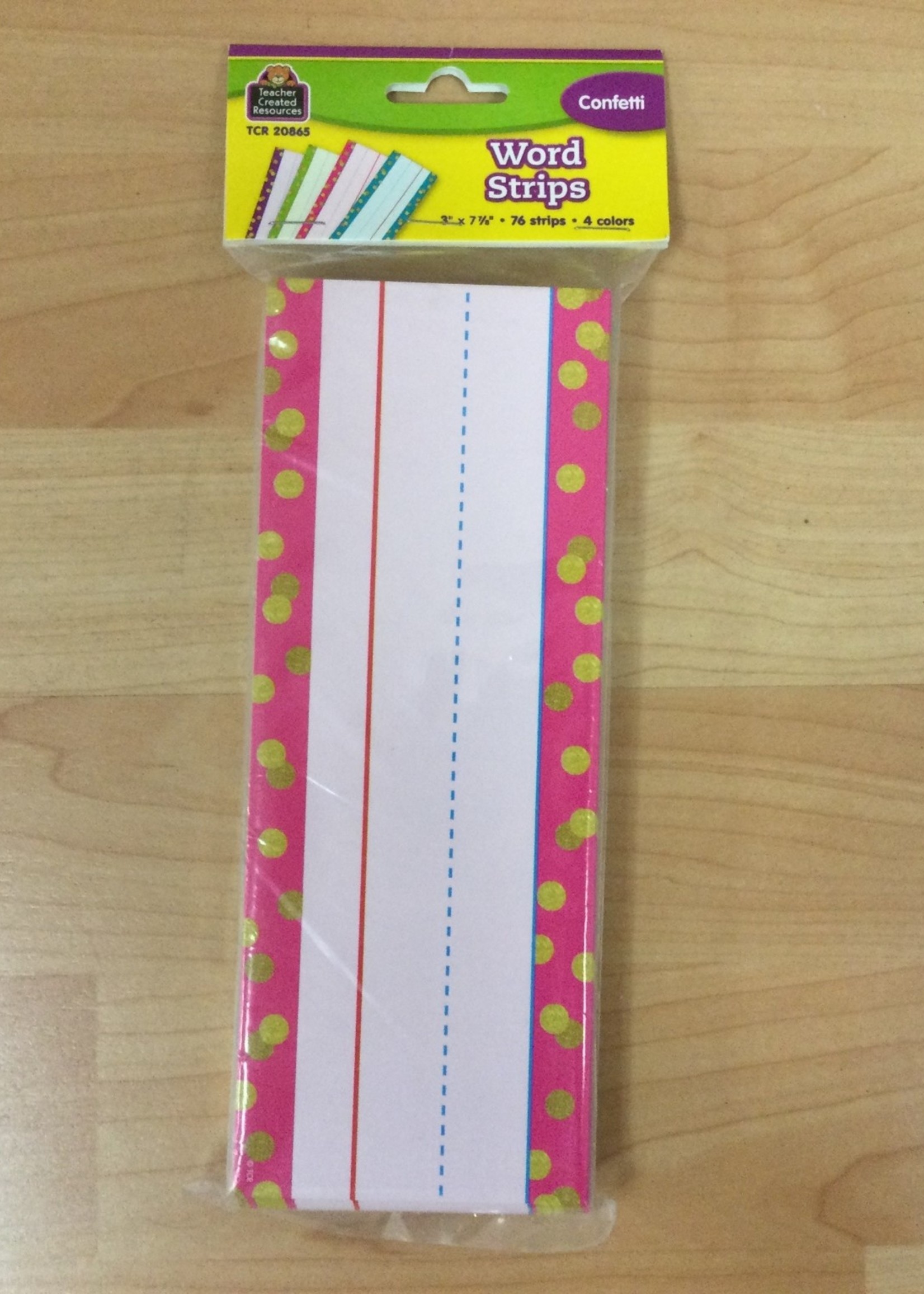 Confetti Word Strips 76pk