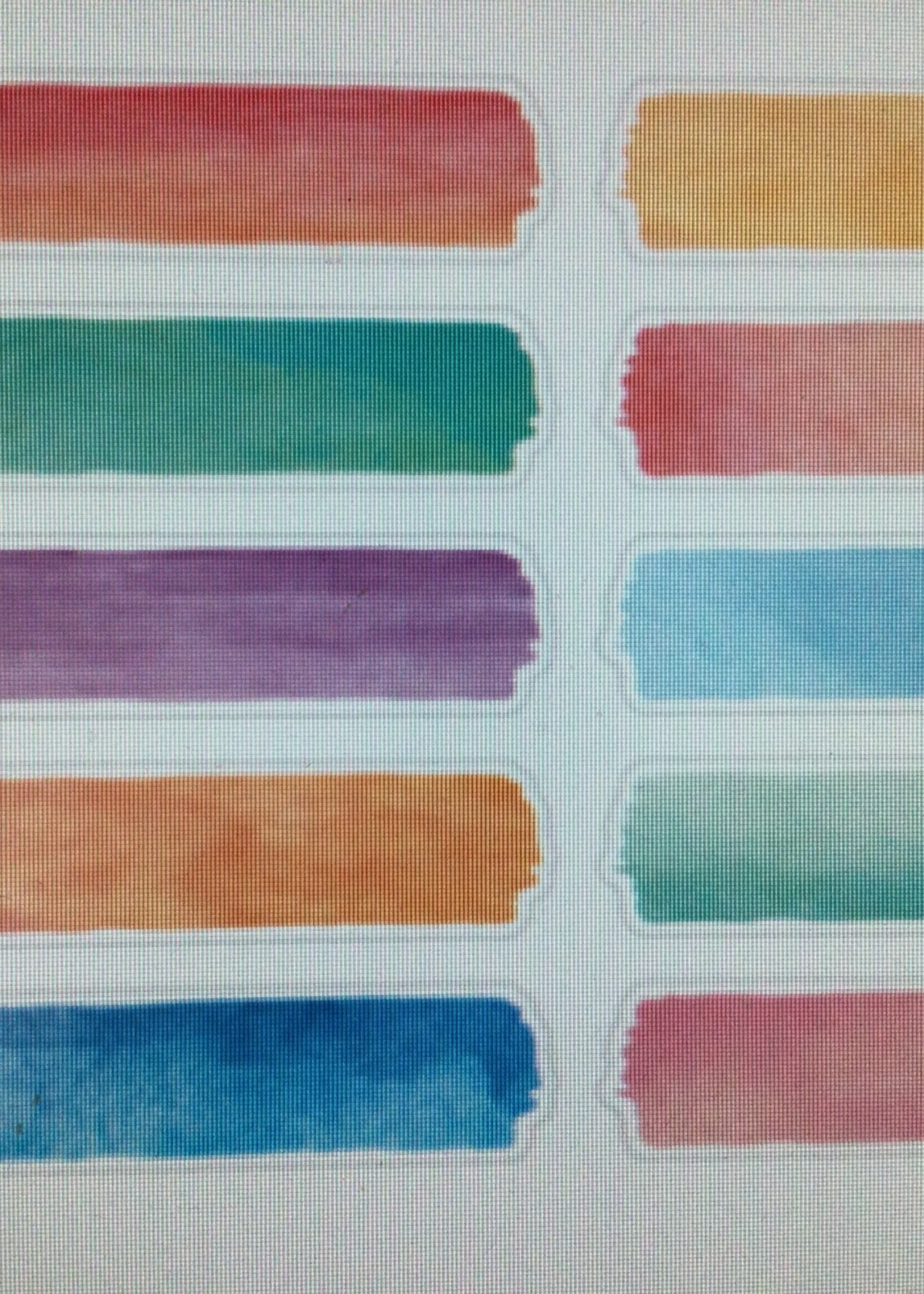 Watercolor Labels Nonadhesive 120pc