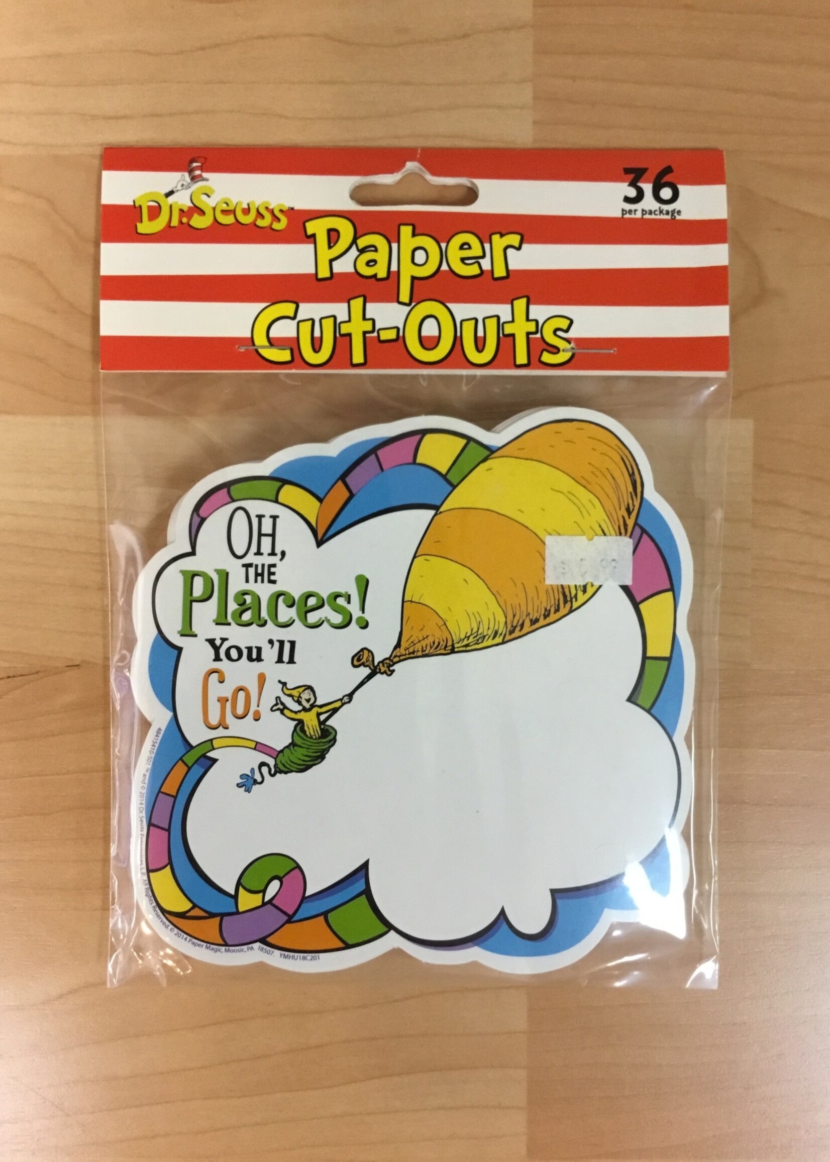 Dr. Seuss Oh the Places! Cutout 36pk