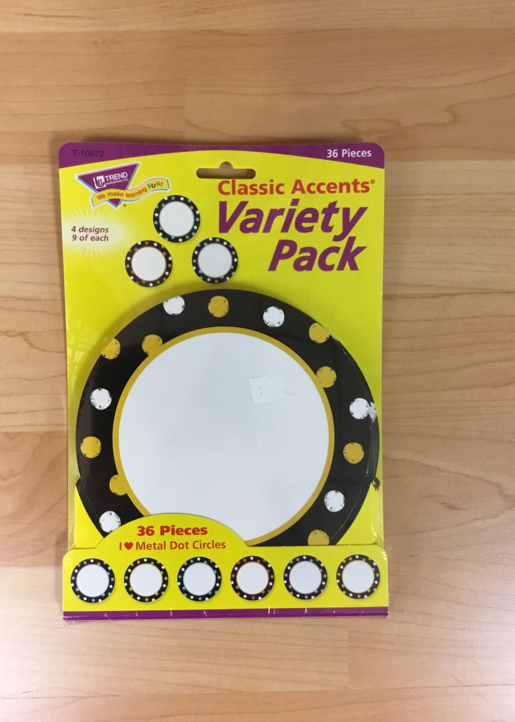 I Love Metal Dot Circles Cutout 36pc