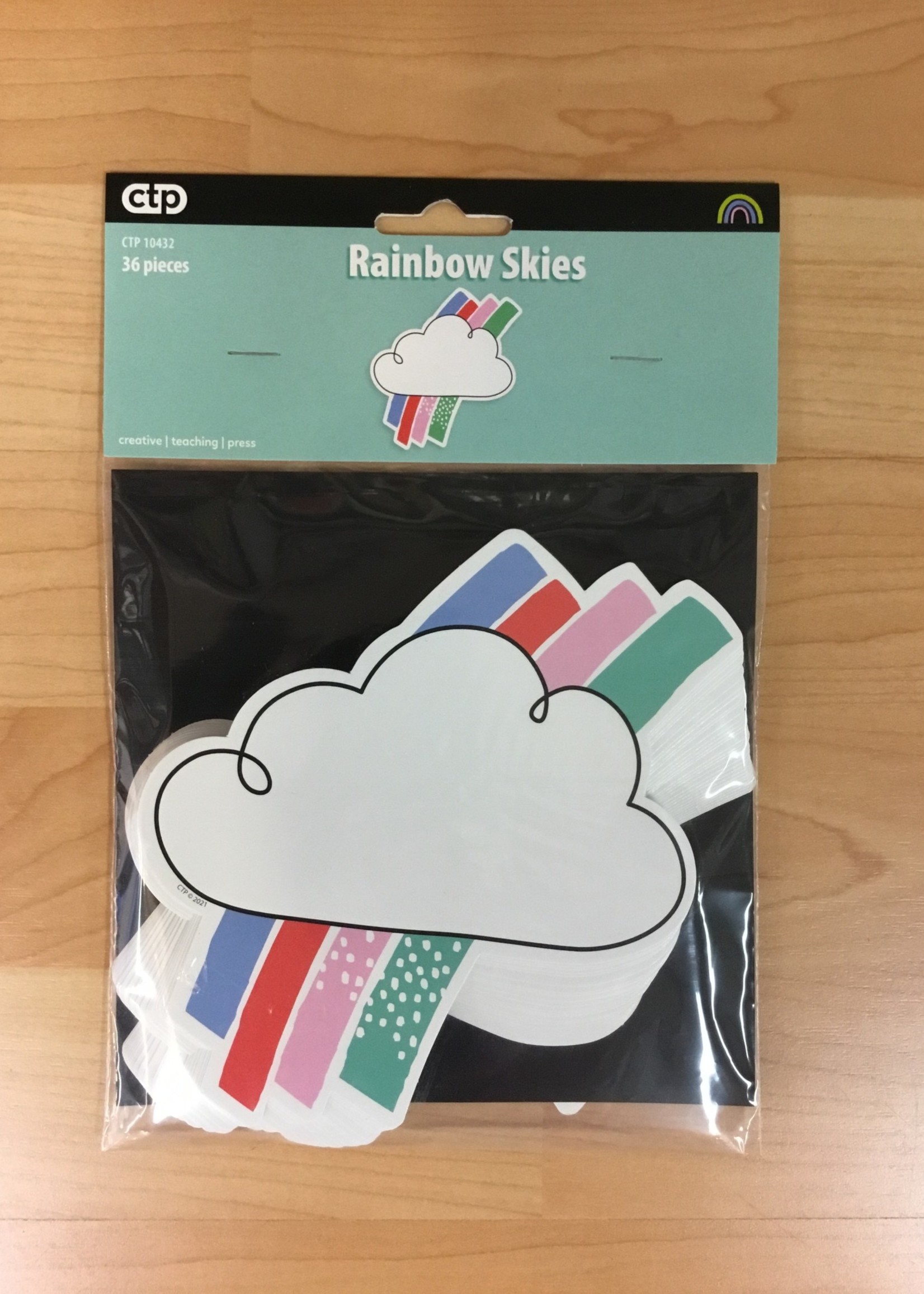 Rainbow Skies Cutouts 36pc