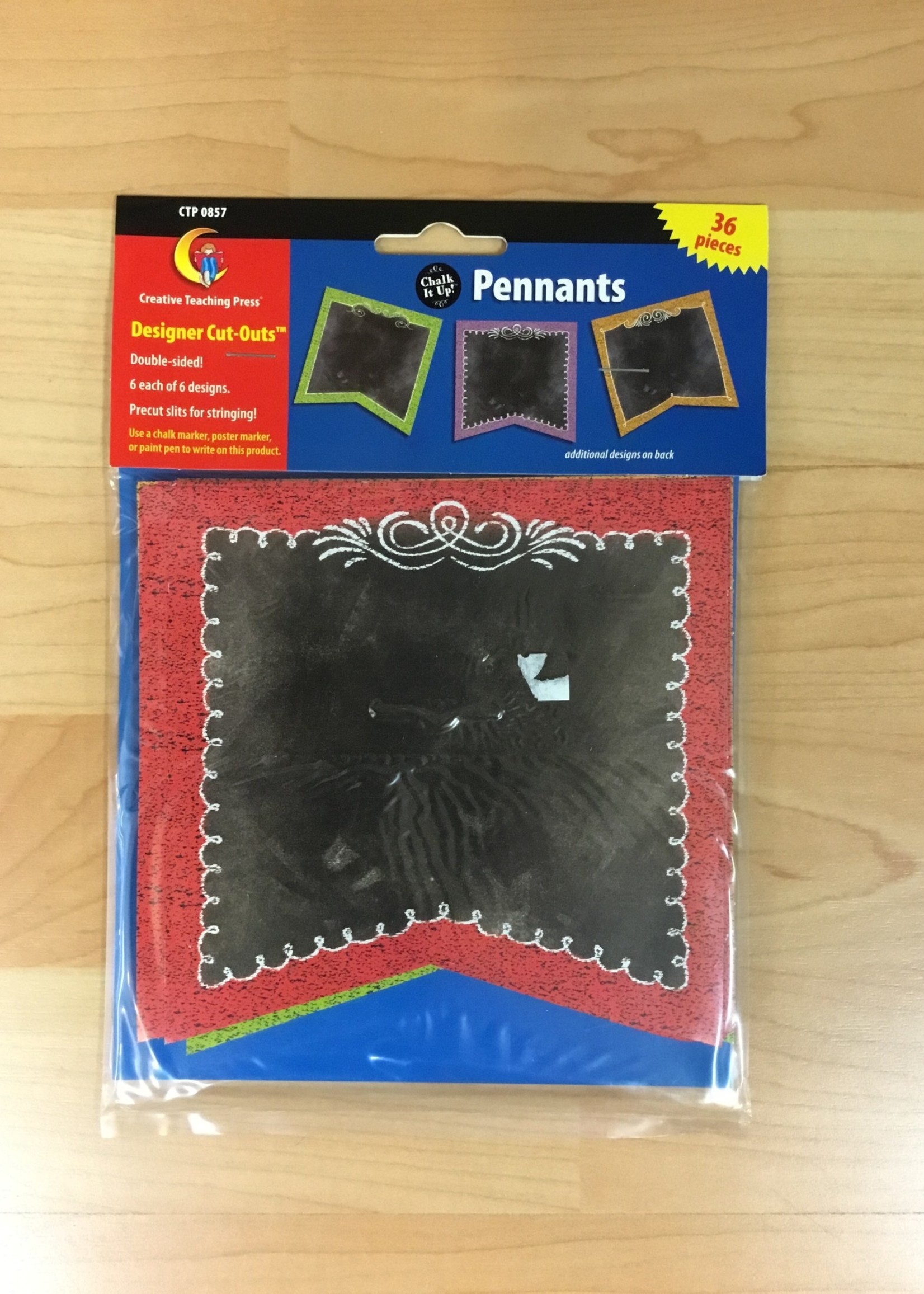 Chalk It Up! Pennants Cutouts 36pc