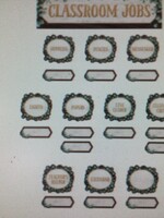Eucalyptus Classroom Jobs Mini Bulletin Board