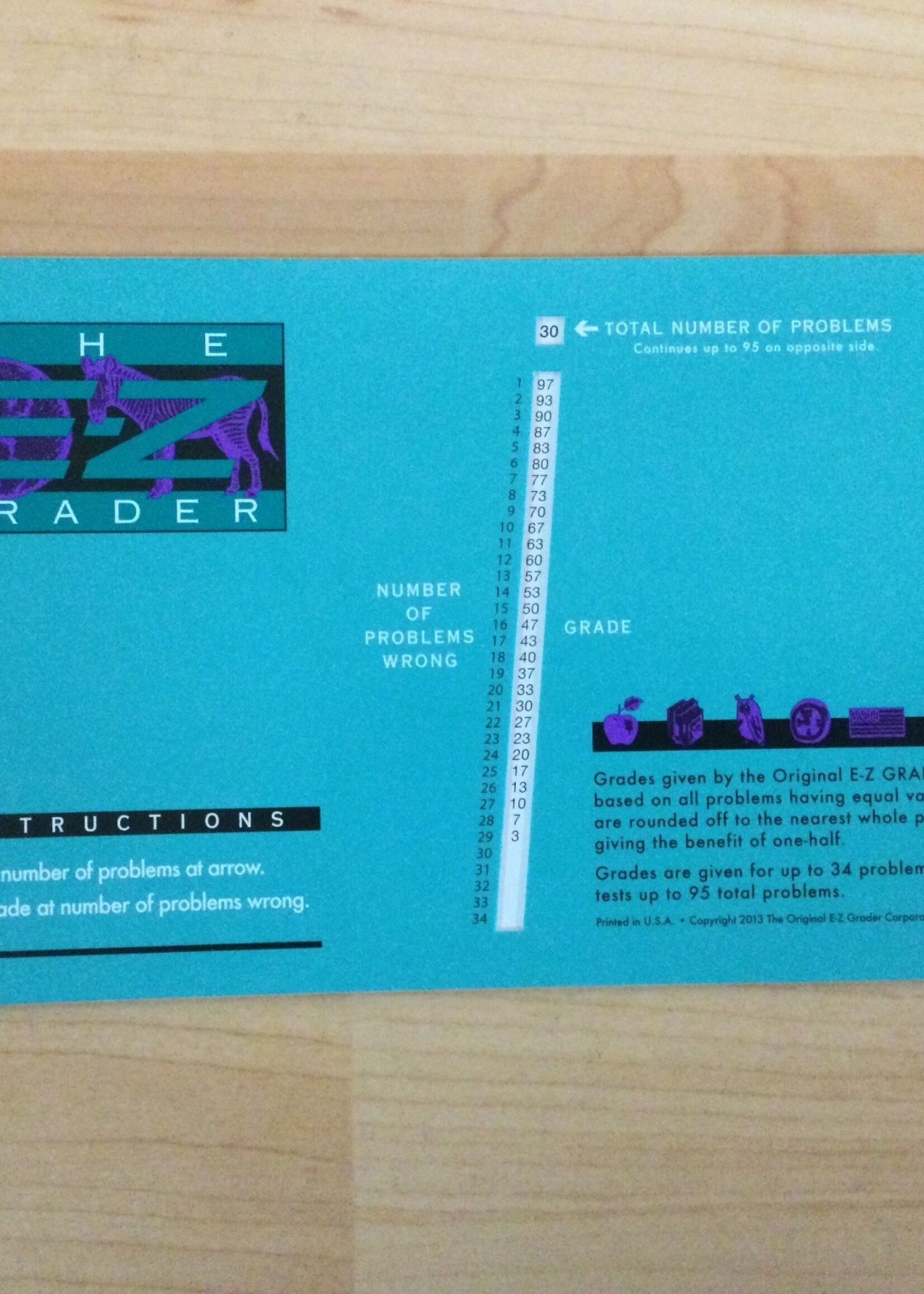 EZ Grader Teal