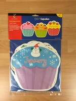 Cupcakes Jumbo Cutouts 12pc