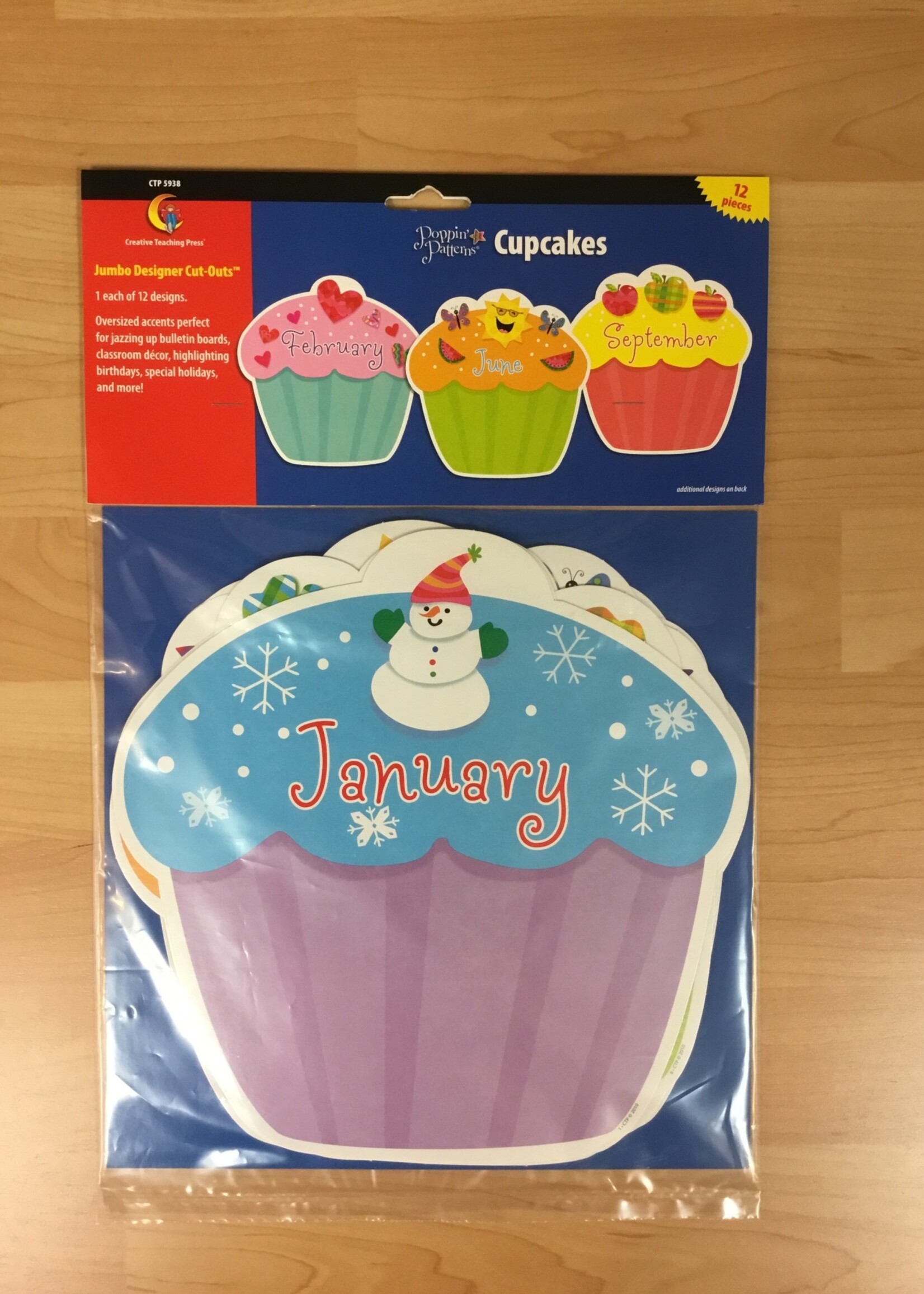 Cupcakes Jumbo Cutouts