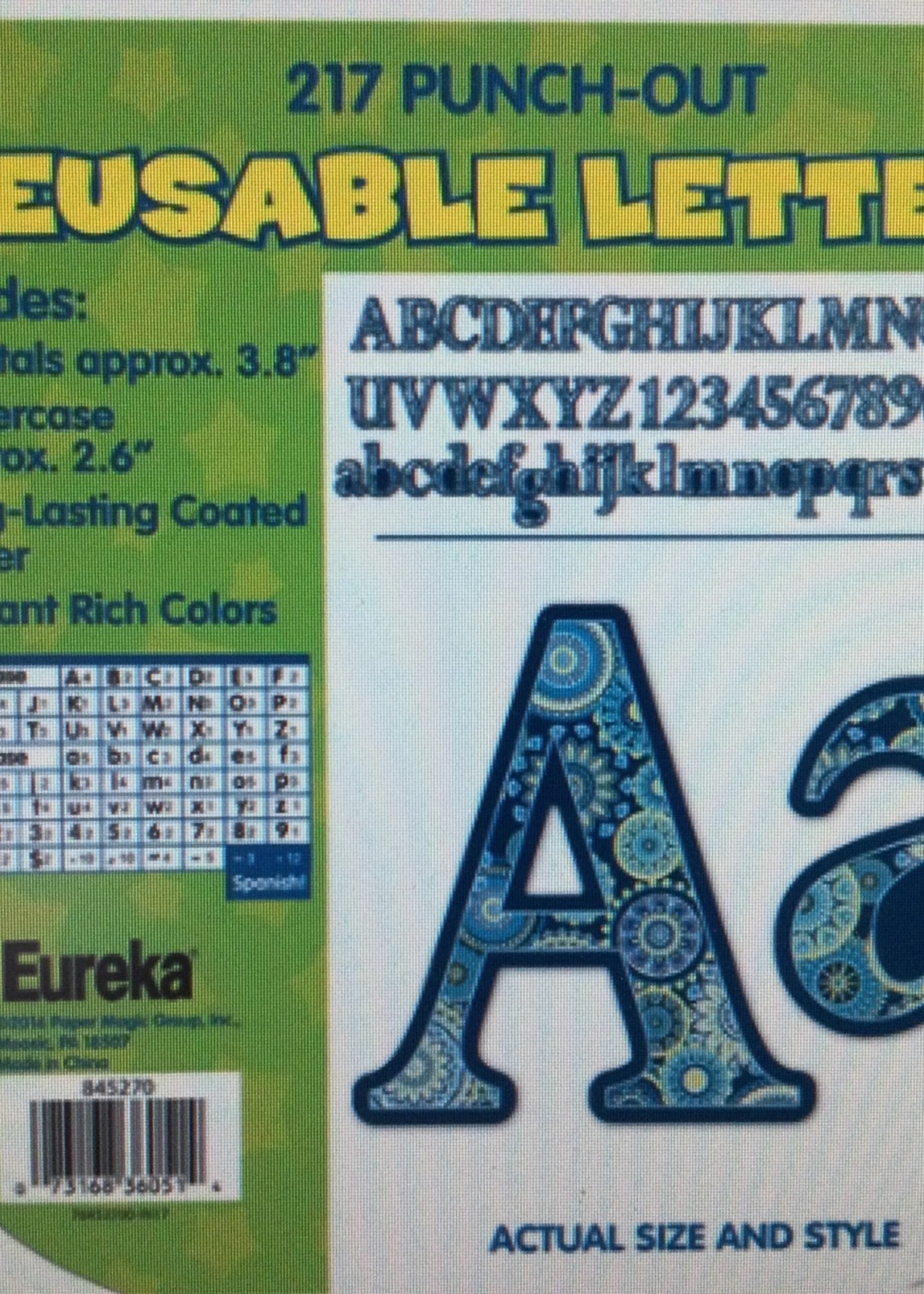 Blue Harmony Letters 217pc