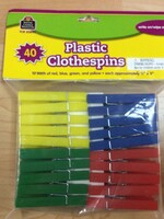Plastic Clothespins 40pk