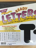 Black 4" Casual Letter Combo Pack