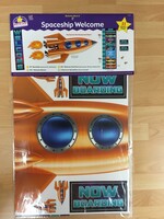 Spaceship Welcome Bulletin Board Set