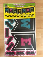 Chalkboard Brights Welcome Bulletin Board