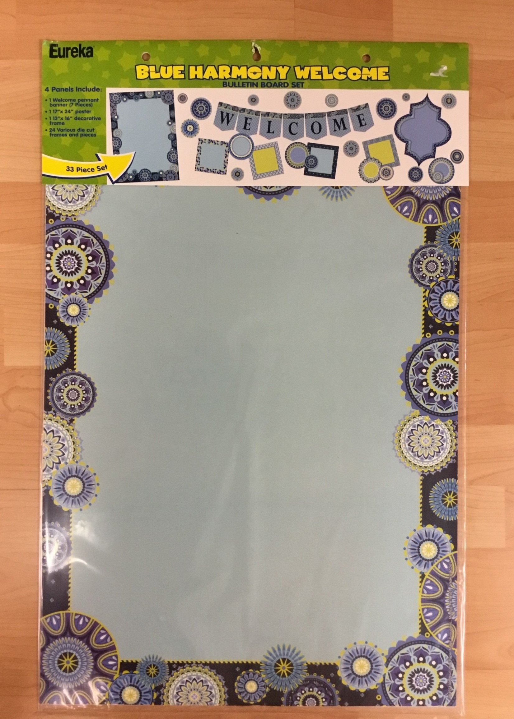 Blue Harmony Welcome Bulletin Board Set