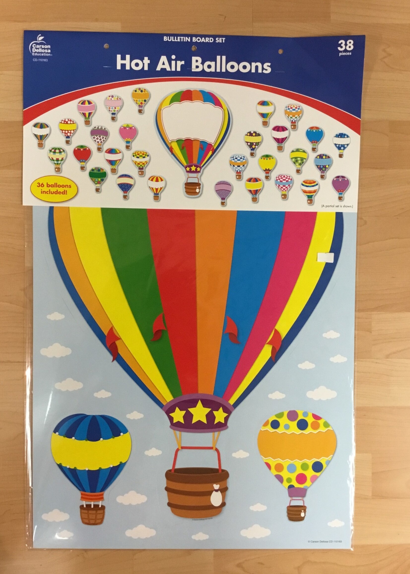 Hot Air Balloons Bulletin Board Set