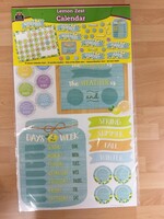 Lemon Zest Calendar Bulletin Board