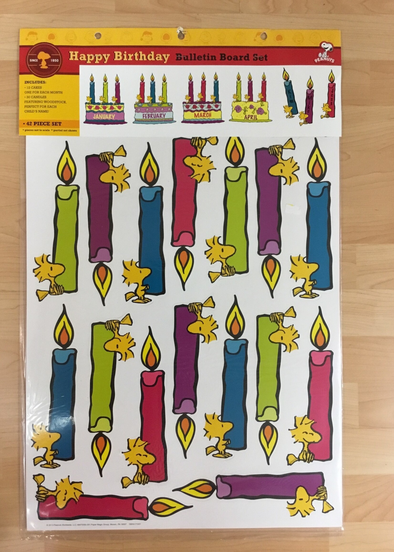 Peanuts Happy Birthday Bulletin Board Set School Spot