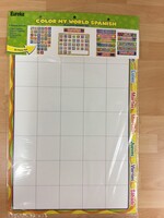 Color My World Spanish Calendar Bulletin Board