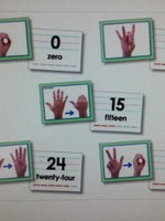 Sign Language Number Cards 0-30