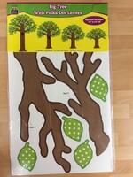 Big Tree with Polka Dot Leaves Bulletin Board