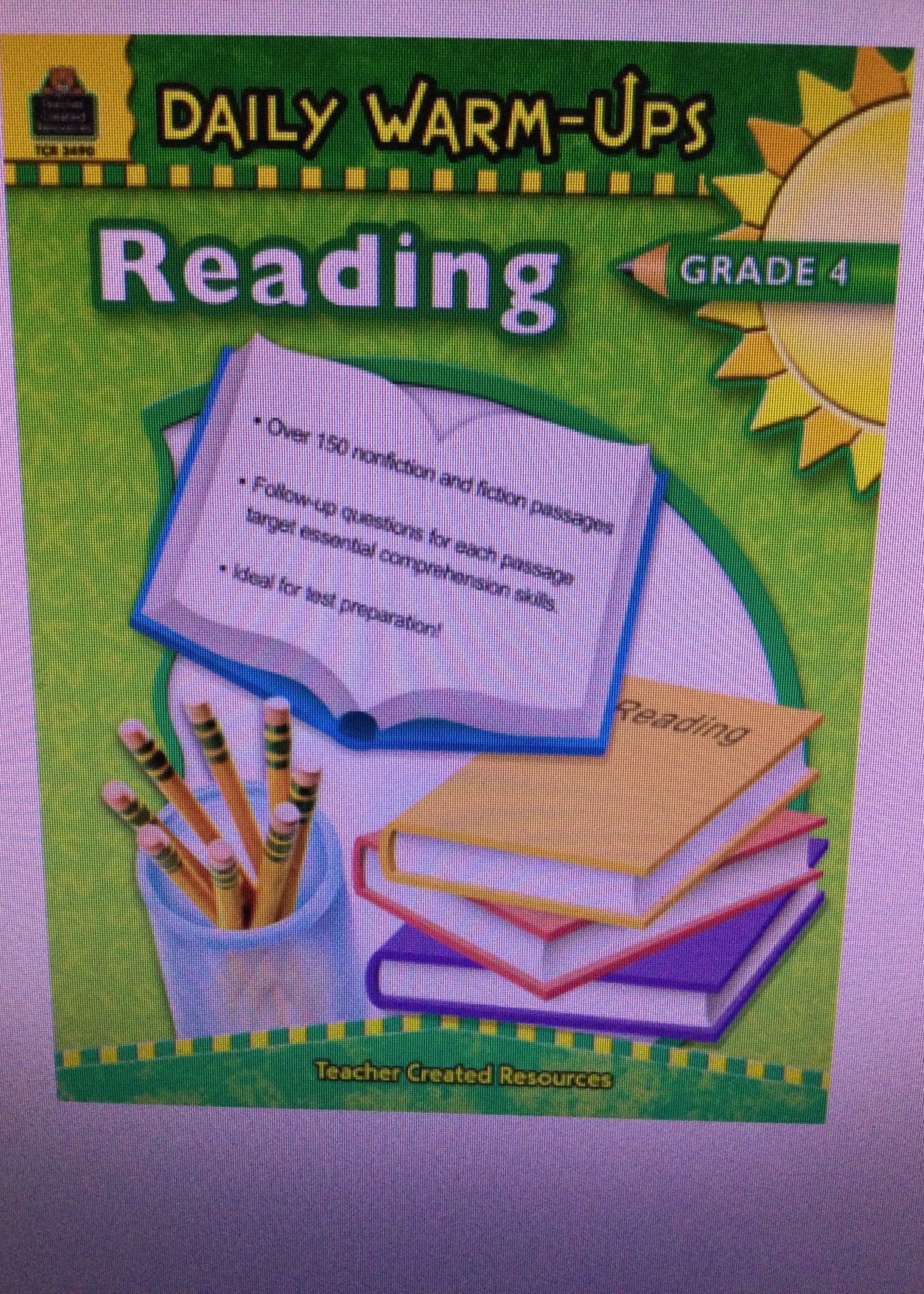 Daily Warm Ups Reading  4