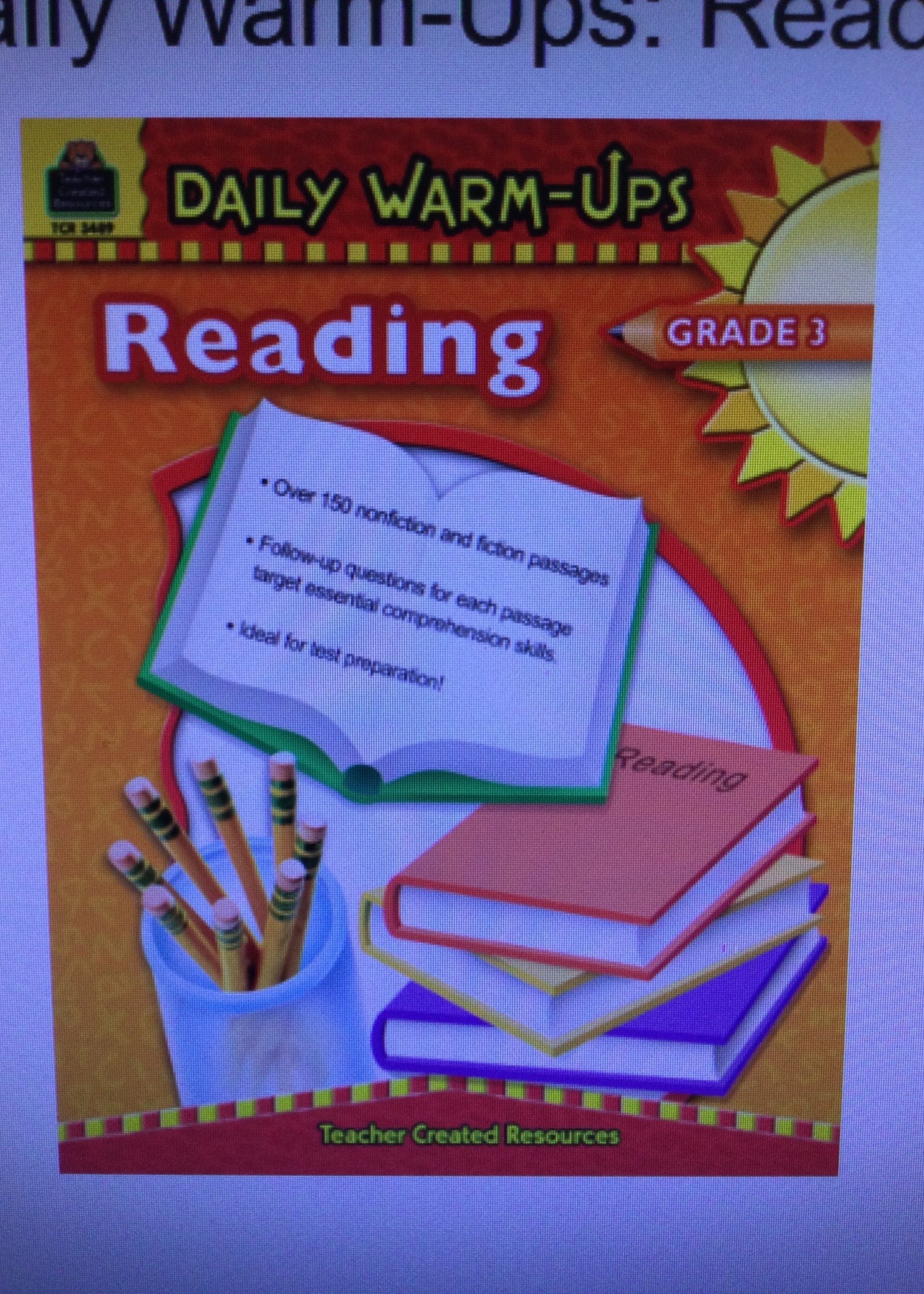 Daily Warm Ups Reading Gr. 3