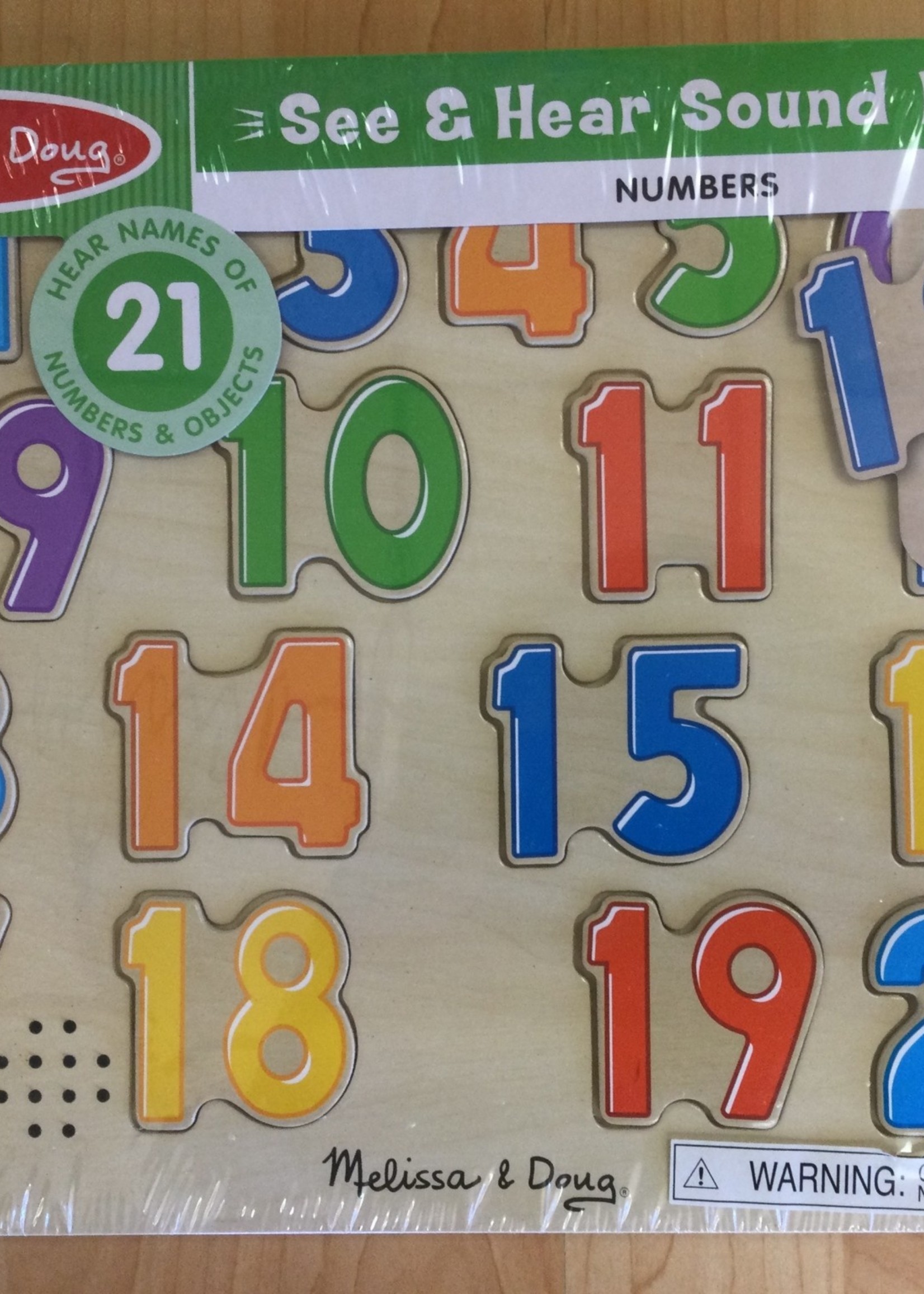 21 Piece Sound Puzzle - Numbers Sound