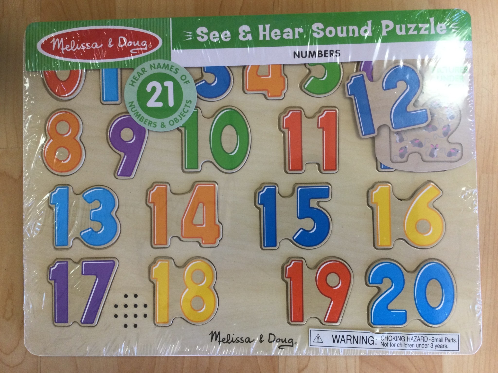 21 Piece Sound Puzzle - Numbers Sound