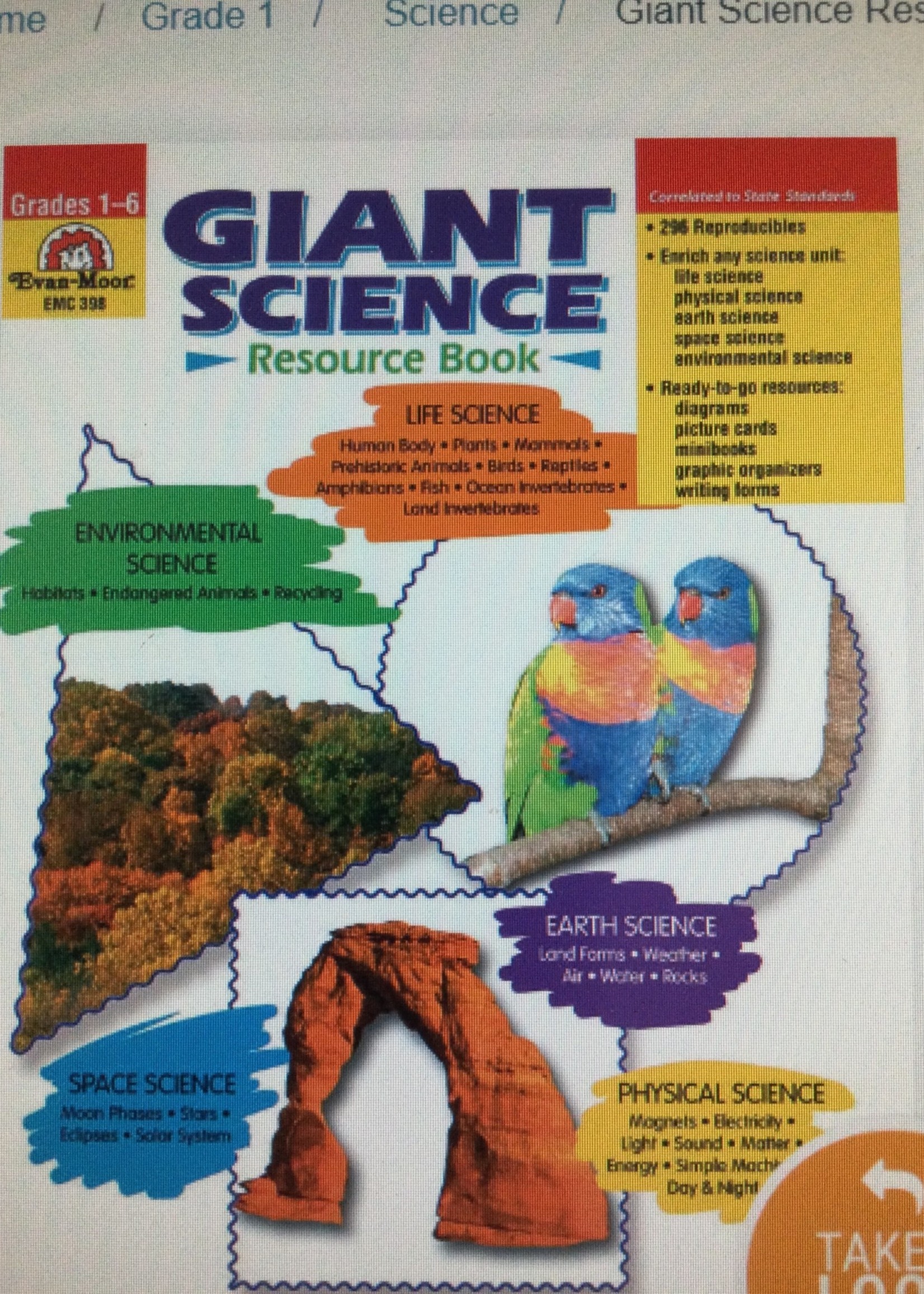 Giant Science Resource Book  Gr. 1-6