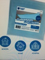 Classroom Light Filters Tranquil Blue 4 pk