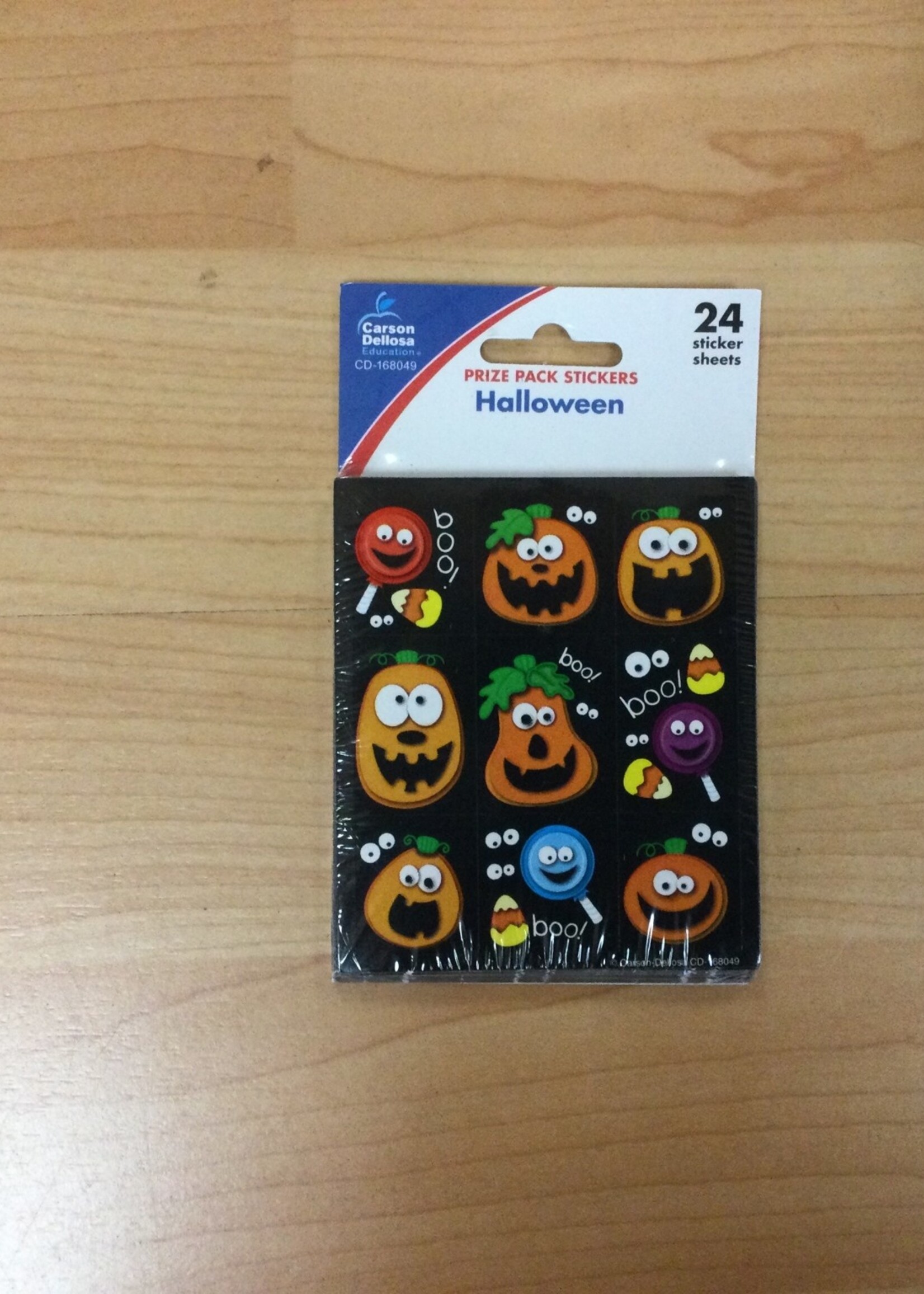 Halloween Prize Pack Stickers 24 sheets