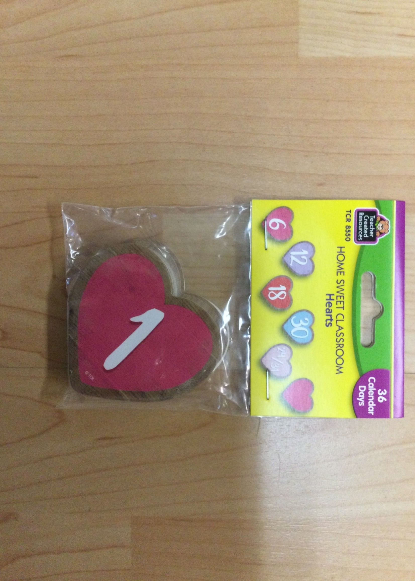 Home Sweet Classroom Hearts Calendar Days
